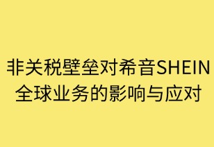 非关税壁垒对希音(SHEIN)全球业务的影响与应对