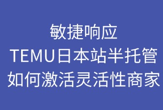 敏捷响应：TEMU半托管如何激活灵活型商家