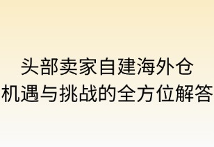 头部卖家自建海外仓：机遇与挑战的全方位剖析
