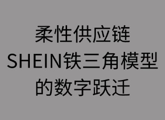 柔性供应链：SHEIN铁三角模型的数字跃迁