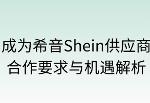 成为希音（SHEIN）供应商：合作要求与机遇解析